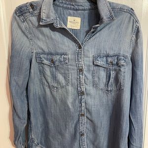 denim american eagle top